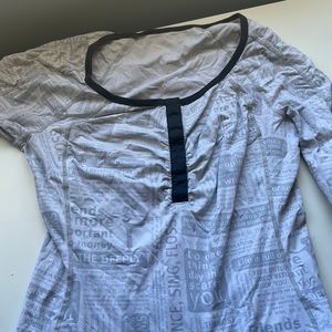 Lululemon tight long sleeve work out top